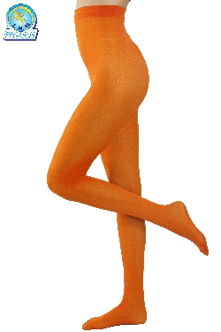 CALZE COLLANT TINTA UNITA ARANCIO DONNA